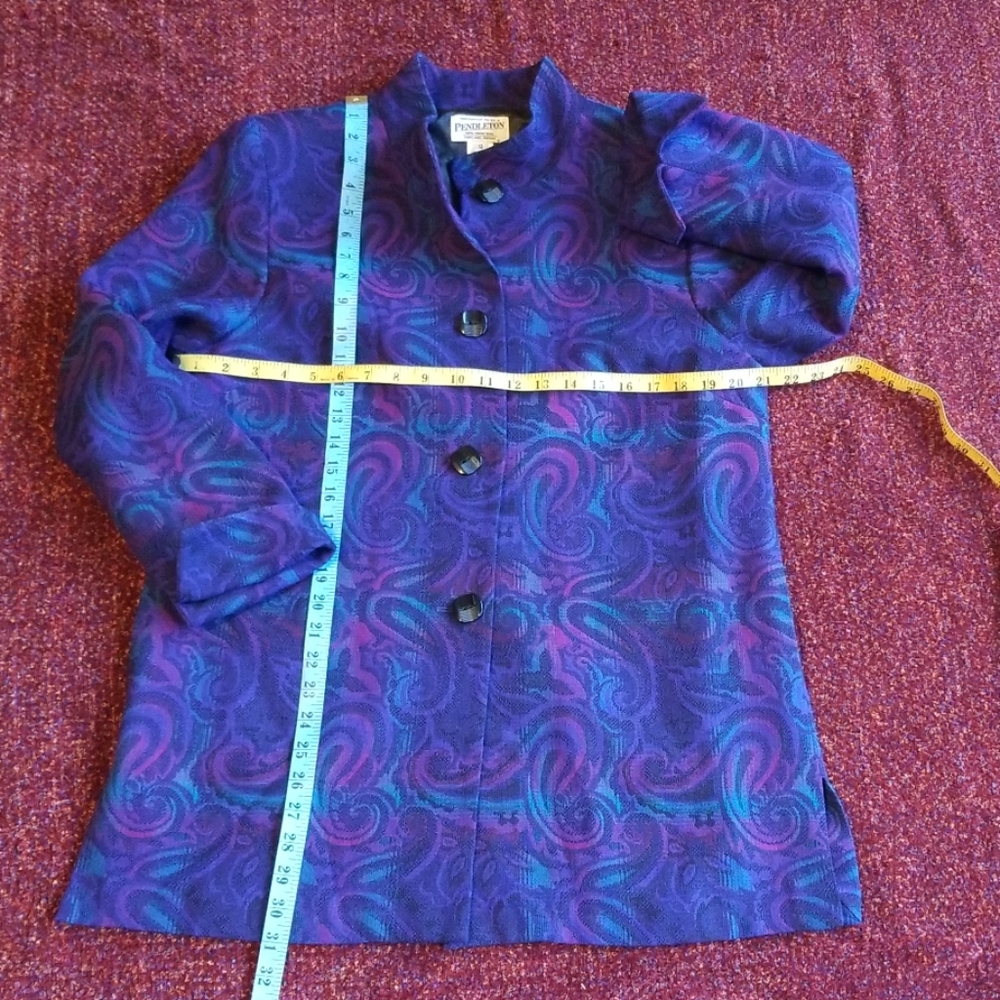PENDLETON Vintage Wool Jacket Size 12 - Picture 3 of 7